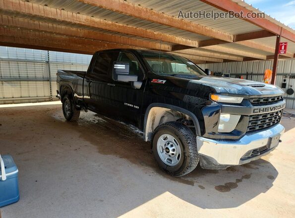 1GC4YLE79NF264534 2022 CHEVROLET SILVERADO Black Передня права чверть