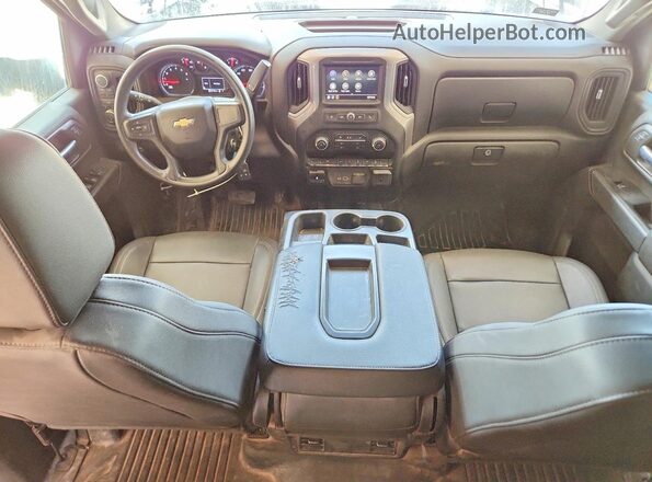 1GC4YLE79NF264534 2022 CHEVROLET SILVERADO Black Вид панелі приладів