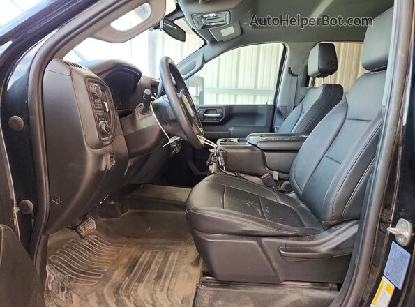 1GC4YLE79NF264534 2022 CHEVROLET SILVERADO Black Вид салону спереду