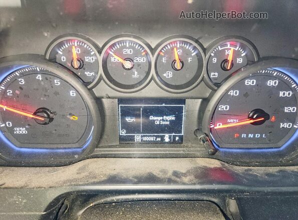 1GC4YLE7XLF110346 2020 CHEVROLET SILVERADO Белый Вид щитка приборов