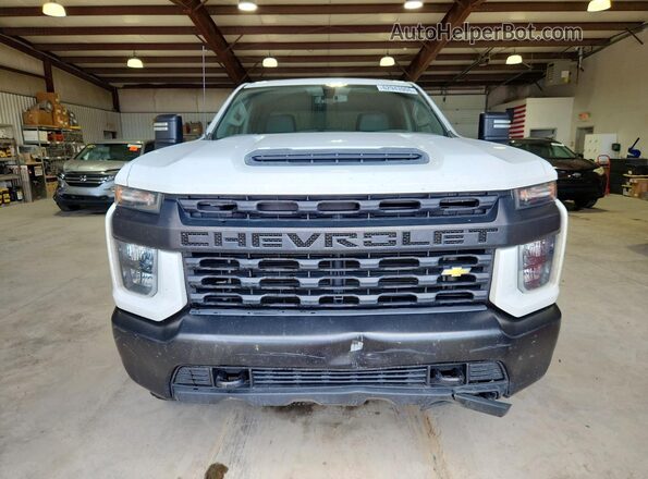 1GC4YLE7XLF110346 2020 CHEVROLET SILVERADO Белый Вид спереди