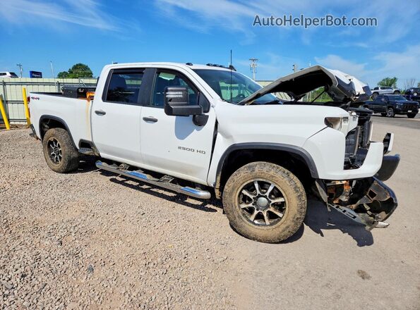 1GC4YME76LF109314 2020 CHEVROLET SILVERADO White Передня права чверть