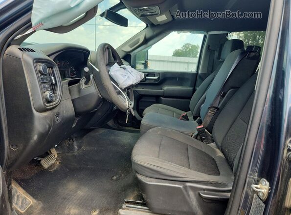 1GC4YME76LF274232 2020 CHEVROLET SILVERADO Угольный Вид салона спереди