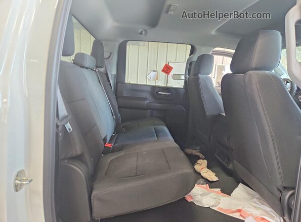 1GC4YME78NF211779 2022 CHEVROLET SILVERADO White უკანა სავარძლების ხედი