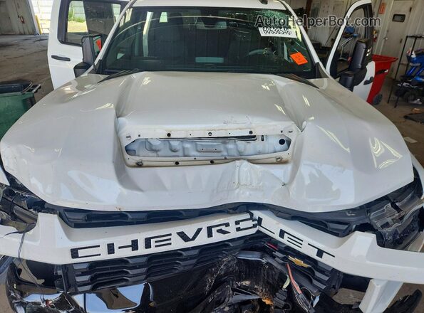 1GC4YME78NF211779 2022 CHEVROLET SILVERADO White უკანა სალონის ხედი