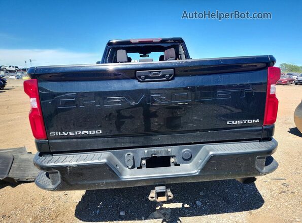 1GC4YME7XMF161238 2021 CHEVROLET SILVERADO Black Rear view