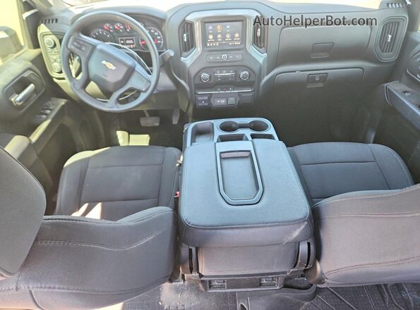 1GC4YME7XMF161238 2021 CHEVROLET SILVERADO Black Dashboard view