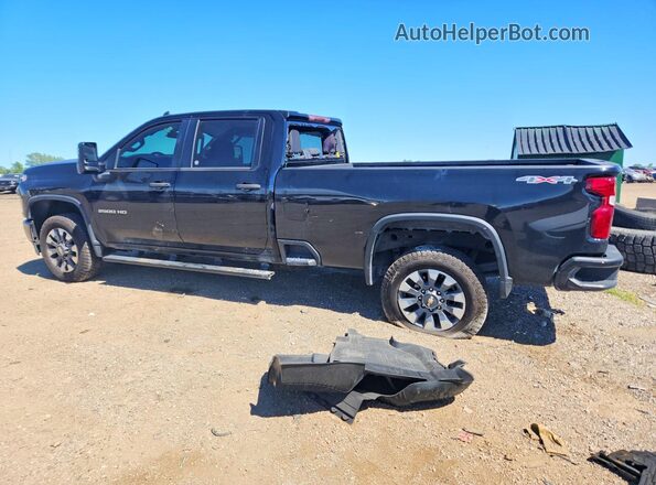 1GC4YME7XMF161238 2021 CHEVROLET SILVERADO Black Rear left