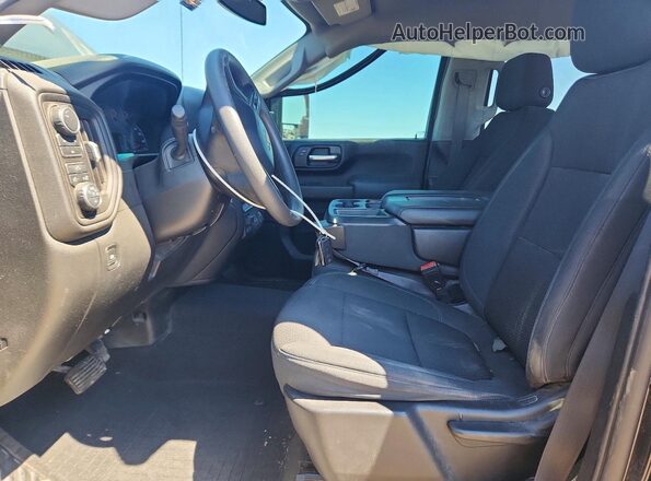 1GC4YME7XMF161238 2021 CHEVROLET SILVERADO Black Front interior view