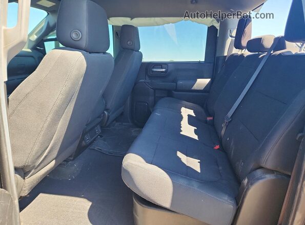 1GC4YME7XMF161238 2021 CHEVROLET SILVERADO Black Rear seats view