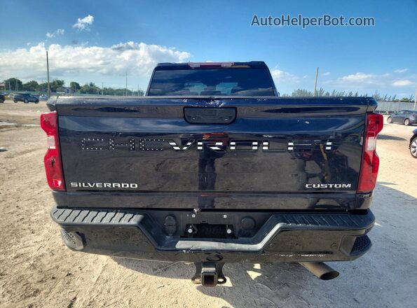 1GC4YME7XRF117828 2024 CHEVROLET SILVERADO Black Вид ззаду