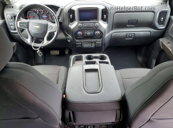 1GC4YNE73LF277465 2020 CHEVROLET SILVERADO Blue Widok deski rozdzielczej