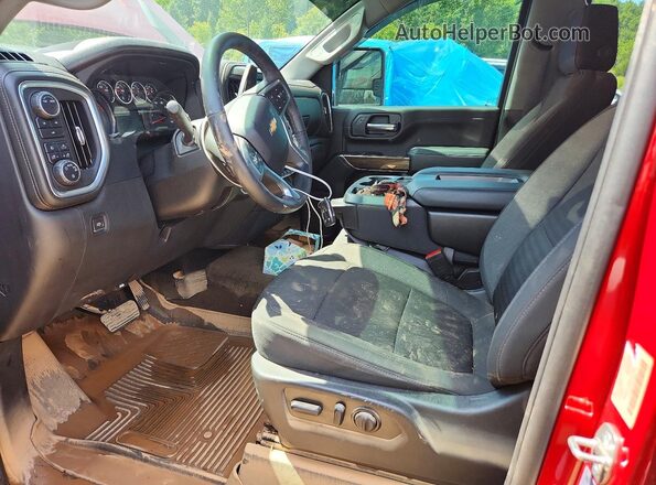 1GC4YNE73NF268302 2022 CHEVROLET SILVERADO Red Vista interior delantera