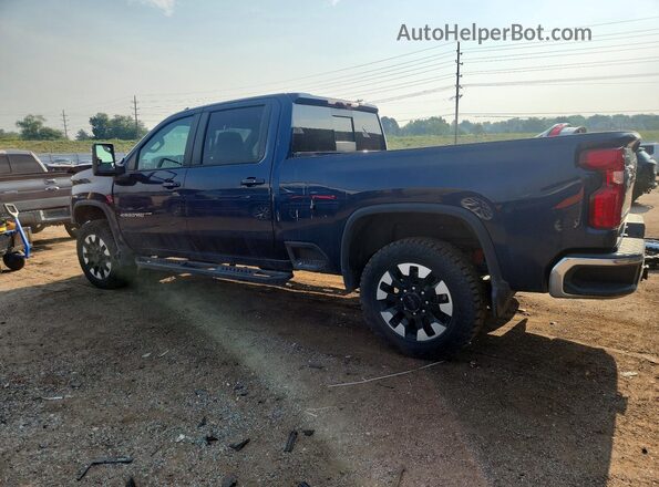 1GC4YNE75LF207868 2020 CHEVROLET SILVERADO Blue Trasero izquierdo