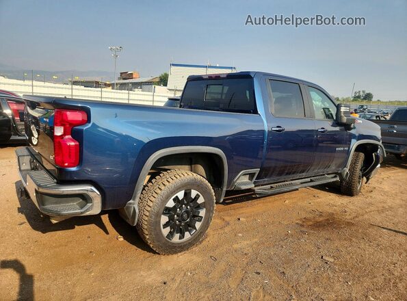 1GC4YNE75LF207868 2020 CHEVROLET SILVERADO Blue Trasero derecho