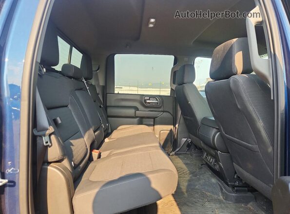 1GC4YNE75LF207868 2020 CHEVROLET SILVERADO Blue Vista de los asientos traseros
