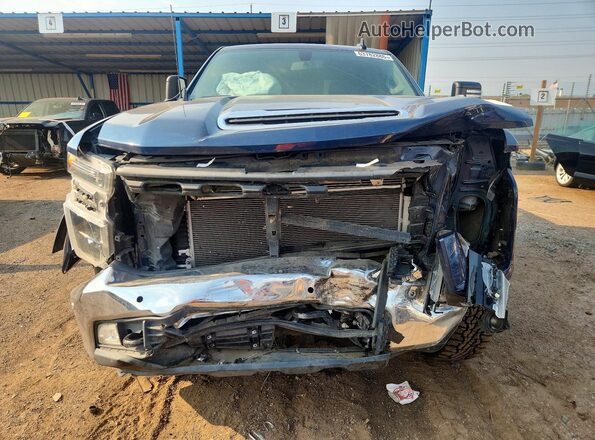 1GC4YNE75LF207868 2020 CHEVROLET SILVERADO Blue Vista frontal