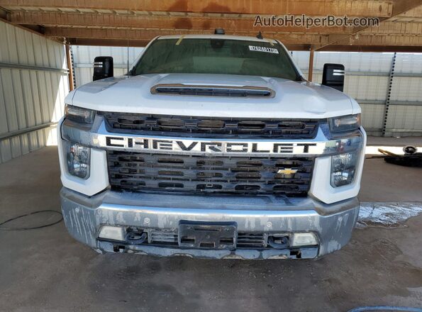 1GC4YNE78MF283554 2021 CHEVROLET SILVERADO White Widok naklejki z numerem VIN