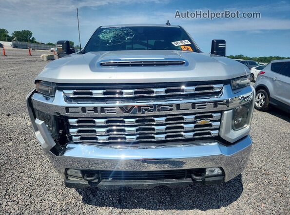 1GC4YNE7XLF258346 2020 CHEVROLET SILVERADO Silver Դիմացի տեսք