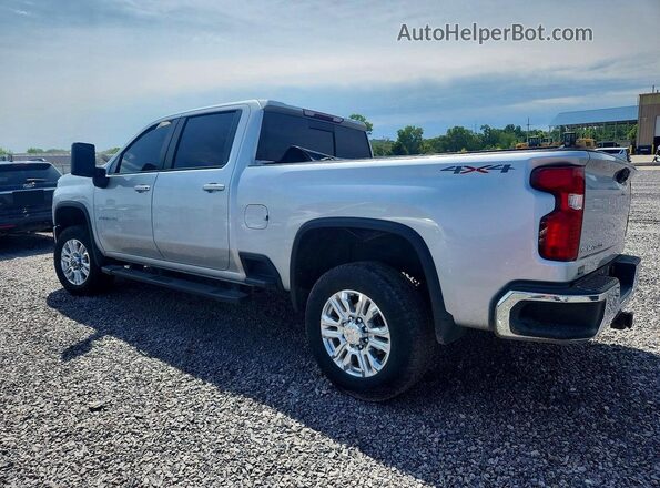 1GC4YNE7XLF258346 2020 CHEVROLET SILVERADO Silver Հետևի ձախ