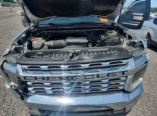 1GC4YNE7XLF258346 2020 CHEVROLET SILVERADO Silver Սալոնի հետևի տեսք