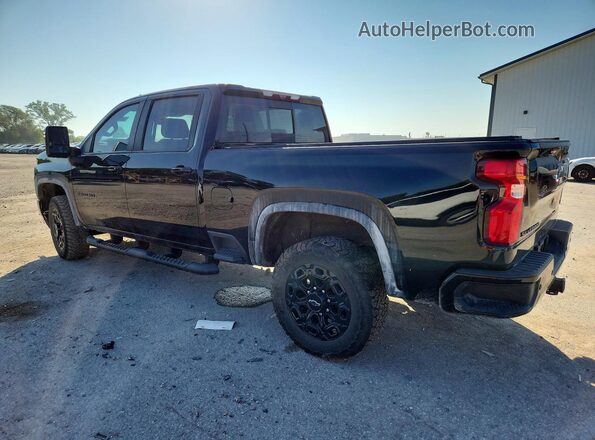 1GC4YPEY3NF353693 2022 CHEVROLET SILVERADO Черный Задняя левая четверть