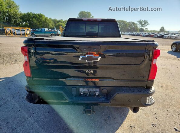 1GC4YPEY3NF353693 2022 CHEVROLET SILVERADO Черный Вид сзади