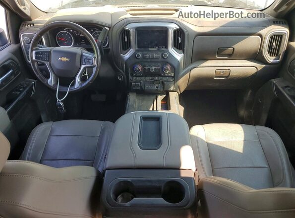 1GC4YPEY5LF105507 2020 CHEVROLET SILVERADO White Vista del salpicadero
