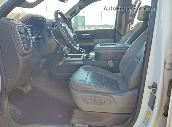 1GC4YPEY5LF105507 2020 CHEVROLET SILVERADO White Vista interior delantera