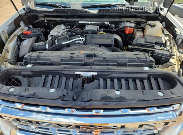 1GC4YPEY6MF230775 2021 CHEVROLET SILVERADO Белый Вид задней части салона
