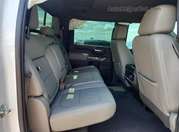 1GC4YPEY6MF230775 2021 CHEVROLET SILVERADO Белый Вид задних сидений