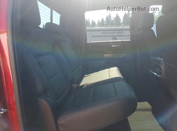 1GC4YPEY7LF130294 2020 CHEVROLET SILVERADO Red უკანა სავარძლების ხედი