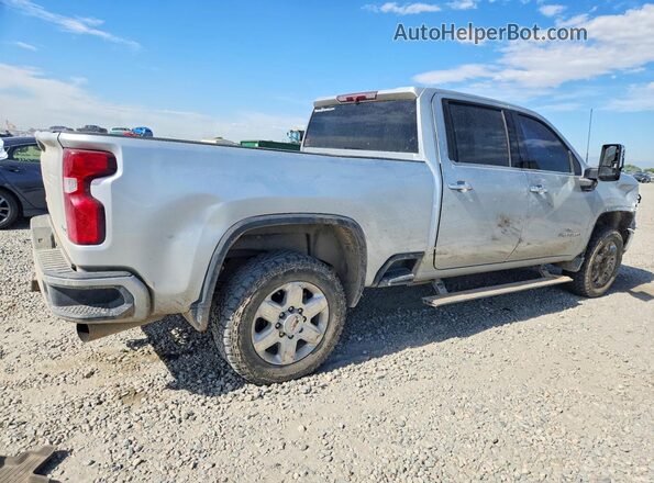 1GC4YPEY7MF117739 2021 CHEVROLET SILVERADO Silver Tył prawy