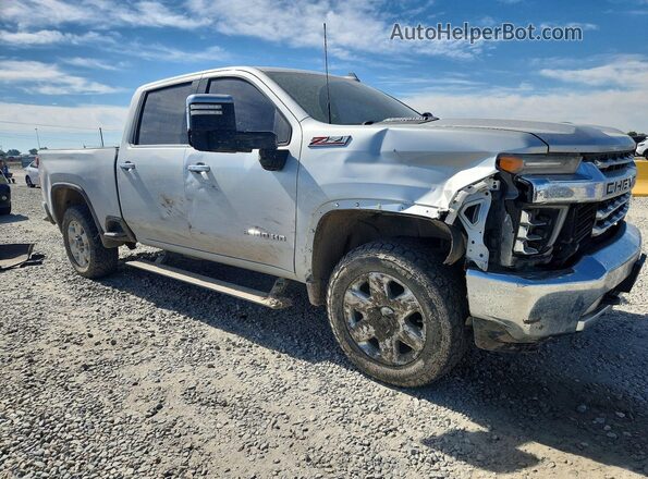 1GC4YPEY7MF117739 2021 CHEVROLET SILVERADO Silver Przód prawy