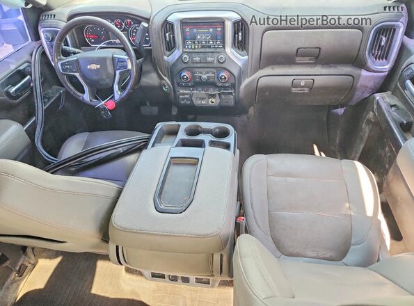 1GC4YPEY7MF117739 2021 CHEVROLET SILVERADO Silver Widok deski rozdzielczej