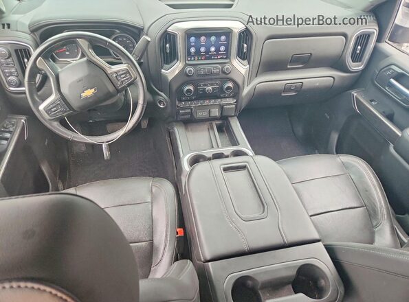 1GC4YPEYXLF287043 2020 CHEVROLET SILVERADO Black Widok deski rozdzielczej