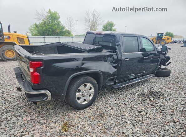 1GC4YPEYXLF287043 2020 CHEVROLET SILVERADO Black Tył prawy