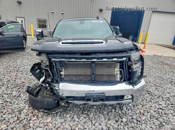 1GC4YPEYXLF287043 2020 CHEVROLET SILVERADO Black Widok z przodu