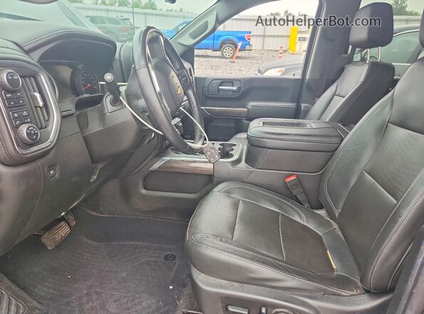 1GC4YPEYXLF287043 2020 CHEVROLET SILVERADO Black Widok wnętrza z przodu