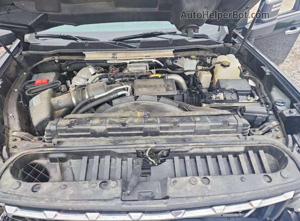 1GC4YPEYXLF287043 2020 CHEVROLET SILVERADO Black Widok wnętrza z tyłu