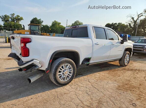 1GC4YREY0MF159407 2021 CHEVROLET SILVERADO White Trasero derecho