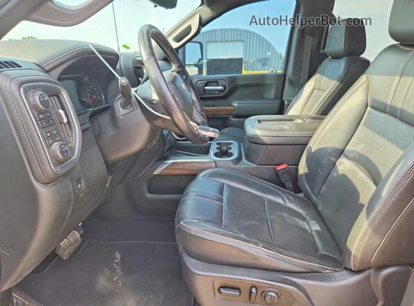 1GC4YREY0MF159407 2021 CHEVROLET SILVERADO White Vista interior delantera
