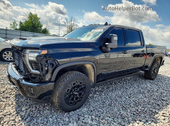 1GC4YREY0RF165960 2024 CHEVROLET SILVERADO Black Rear left