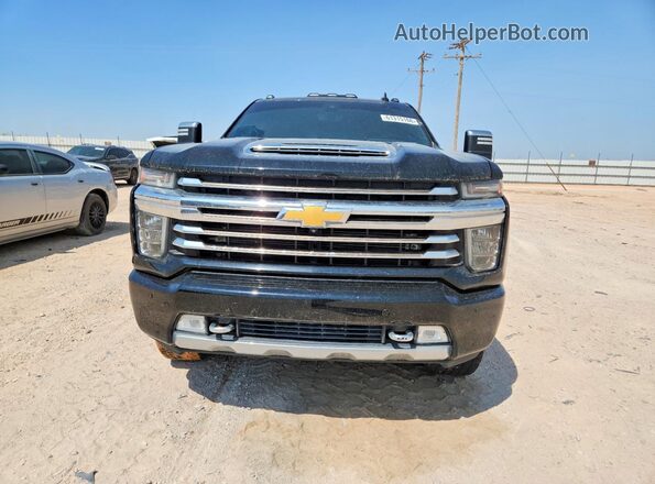 1GC4YREY2LF170441 2020 CHEVROLET SILVERADO Black Вид спереду