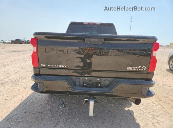1GC4YREY2LF170441 2020 CHEVROLET SILVERADO Black Вид ззаду