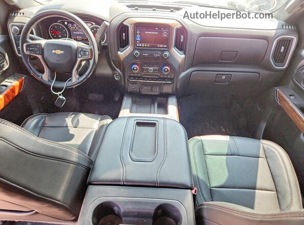 1GC4YREY2LF170441 2020 CHEVROLET SILVERADO Black Вид панелі приладів