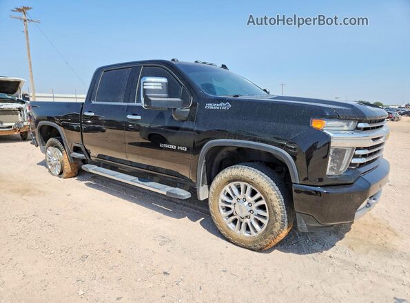 1GC4YREY2LF170441 2020 CHEVROLET SILVERADO Black Передня права чверть
