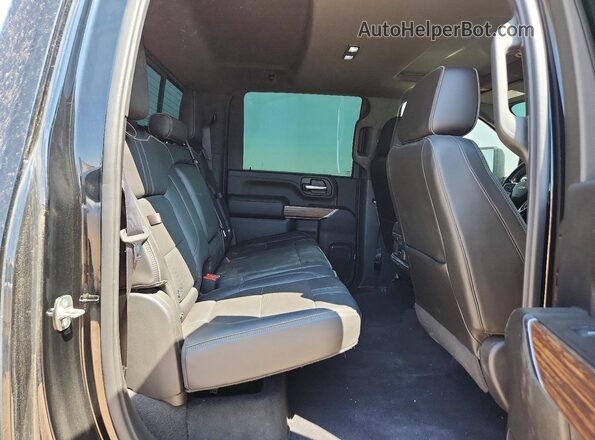 1GC4YREY2LF170441 2020 CHEVROLET SILVERADO Black Вид задніх сидінь