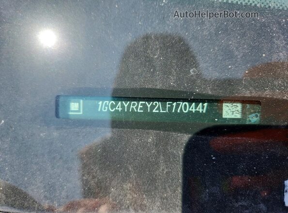1GC4YREY2LF170441 2020 CHEVROLET SILVERADO Black Вид підкапотного простору