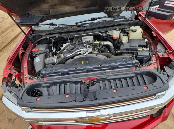 1GC4YREY3MF188528 2021 CHEVROLET SILVERADO Burgundy Вид задньої частини салону